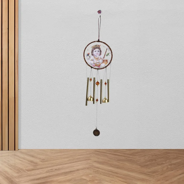 Krishna Dream Catcher Wind Chime – Spiritual Melody Decor