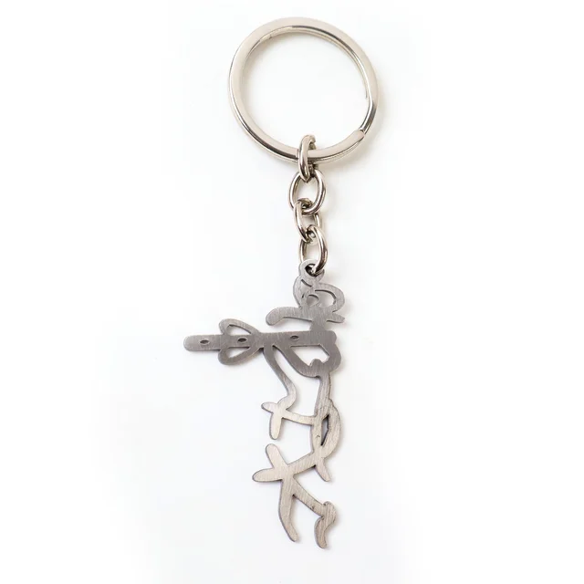 Krishna Flute Keychain – Durable Stainless Steel Spiritual Accessory