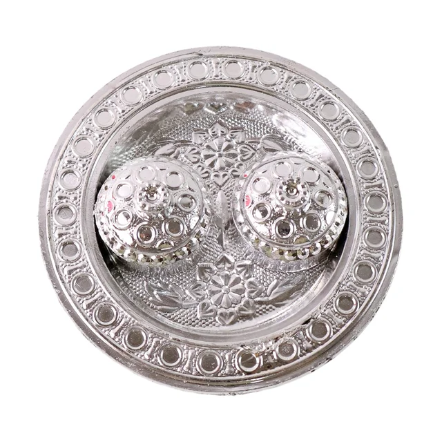 Kumkum Thali Holder – Small Round Puja Plate | Styleva