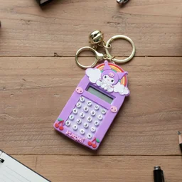 Kuromi Calculator Keychain – Compact Pocket-Sized Digital Calculator
