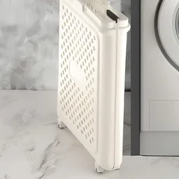 Large Foldable Laundry Basket with Wheels – Spacious & Portable