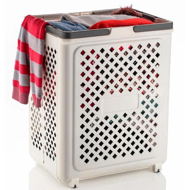 Large Foldable Laundry Basket with Wheels – Spacious & Portable
