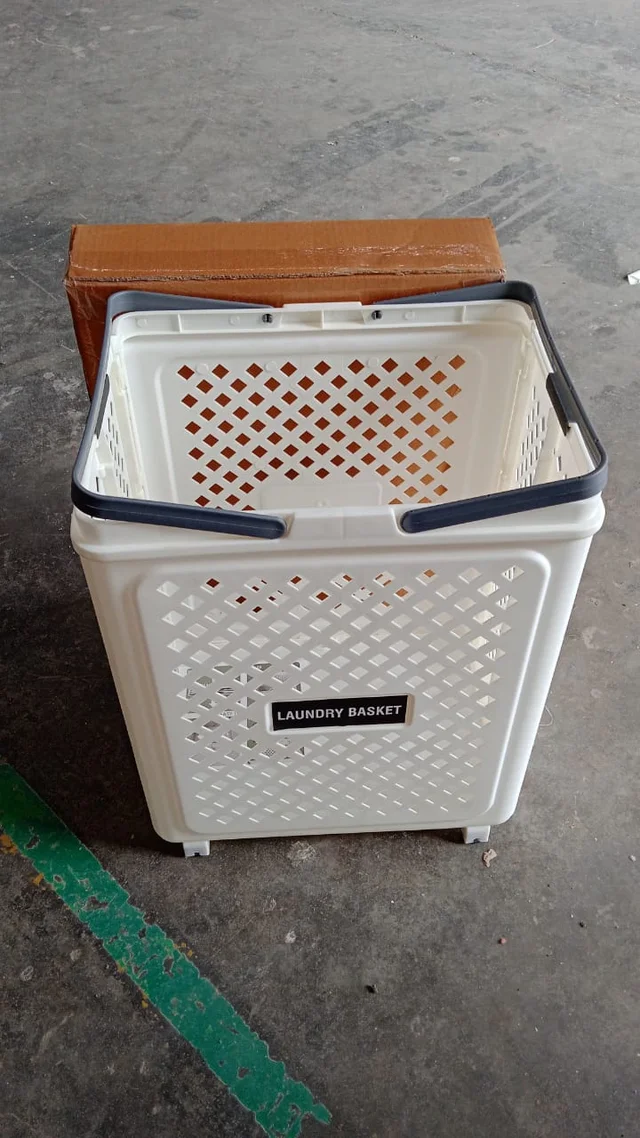 Large Foldable Laundry Basket with Wheels – Spacious & Portable