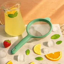 Large Kitchen Strainer – Fine Stainless-Steel Mesh with Easy-Grip
