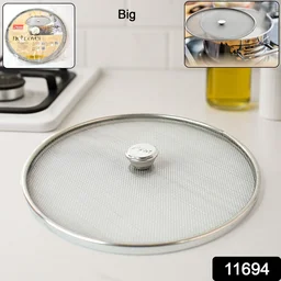 Large Stainless Steel Mesh Net Cover – Durable Oil Splatter Guard