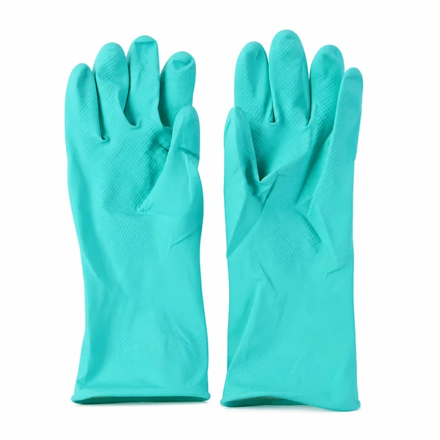 Large Victor Green Rubber Gloves – Reusable & Waterproof for Kitchen