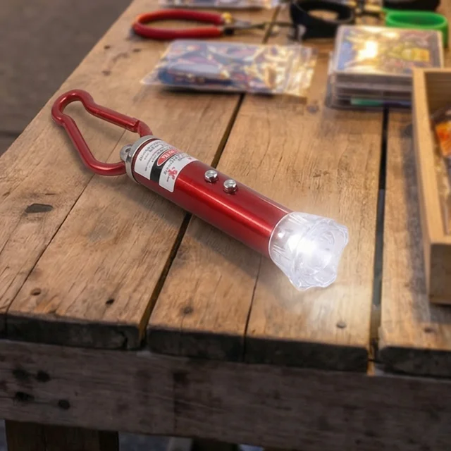 Laser Pointer – 4-in-1 LED Flashlight & Keychain | Puzzle Vista