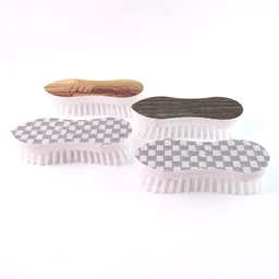 Laundry Brush Set – Ergonomic Curved Design with Strong Nylon Bristles
