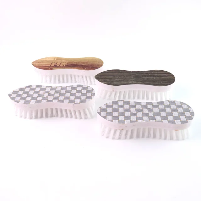Laundry Brush Set – Ergonomic Curved Design with Strong Nylon Bristles