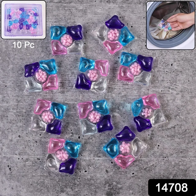 Laundry Detergent Pods – Multi-Action 10-Piece Pack for Superior Cleaning