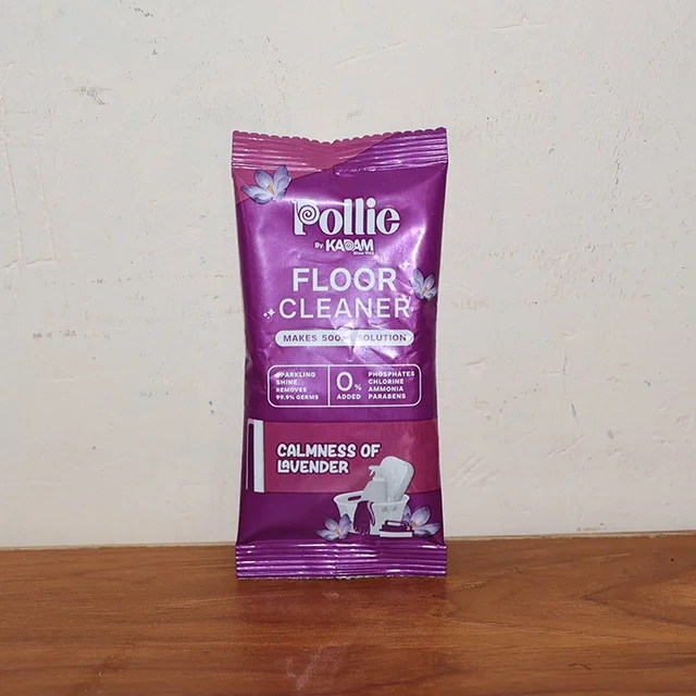 Lavender Floor Cleaner Sachet – Concentrated Streak-Free 50 Gm