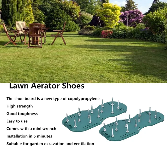 Lawn Aerator Sandals – Spiked Garden Shoes for Healthy Grass | Indo Glow