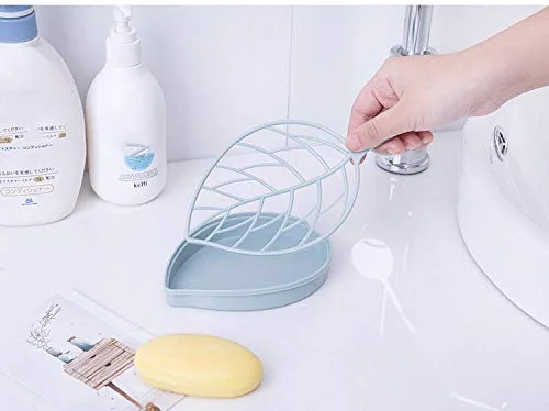 Leaf Shape Soap Holder – Draining Bathroom Dish | VelvetBubbles