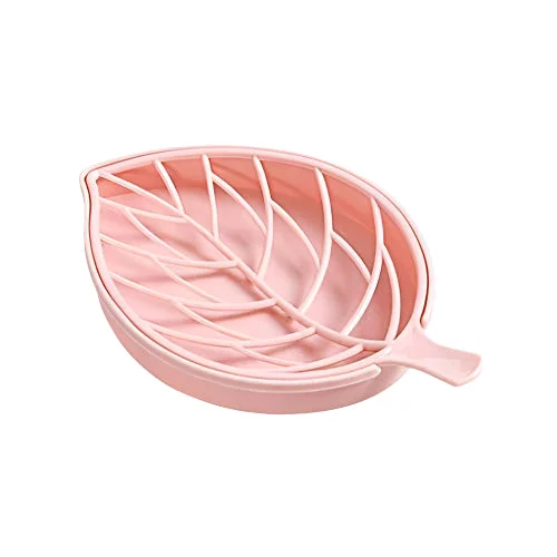 Leaf Shape Soap Holder – Draining Bathroom Dish | VelvetBubbles