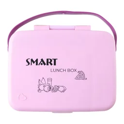 Leak Proof Lunch Box with 3 Compartments and Spoon Set