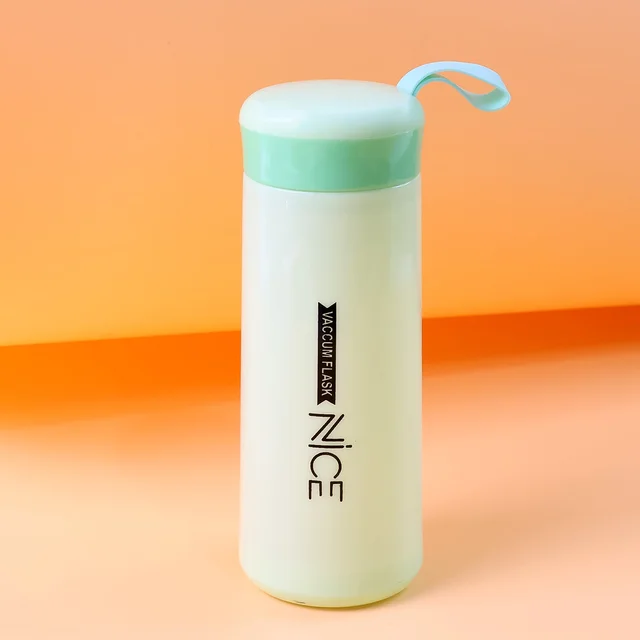 Leak-Proof Plastic Flask – Lightweight 400ML Green Bottle