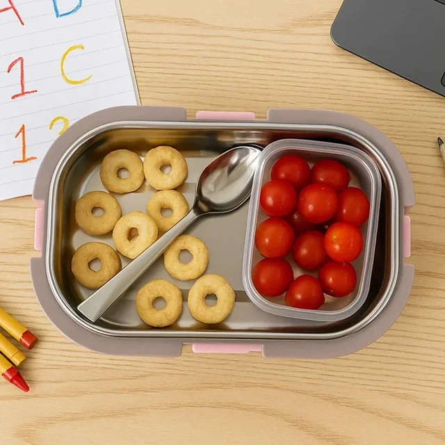 Leak-Proof Stainless Steel Lunch Box – Premium & Airtight