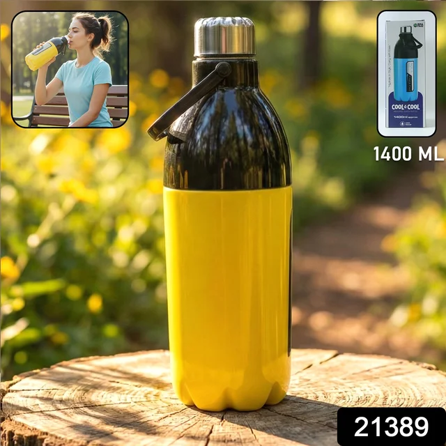 Leakproof Water Bottle – 1400ml Large Capacity with Carry Strap