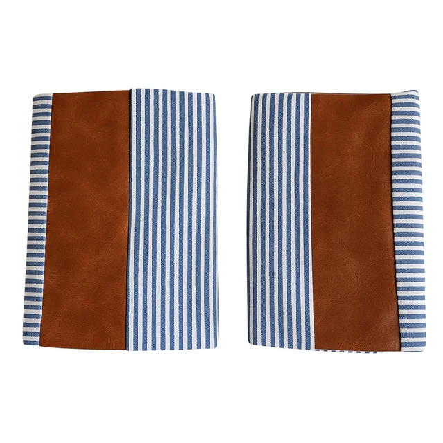 Leather & Cotton Pillow Covers – 20x20 Inch (2-Pack) | Styleva