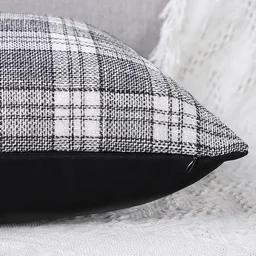 Leather & Cotton Pillow Covers – 23x22 Inch Set of 2 | Styleva