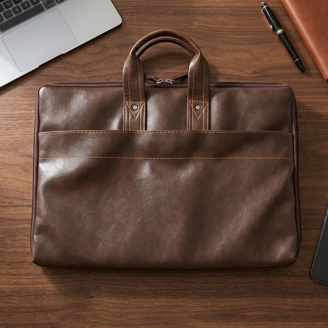 Leather Laptop Bag – Stylish & Durable Office Briefcase