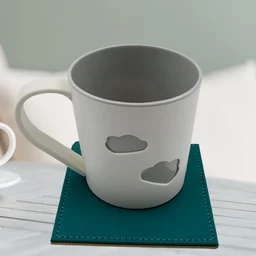 Leather Tea Coasters – Square Set for Dining & Coffee Table | Siplix