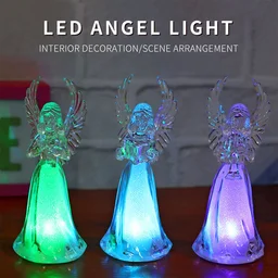 LED Angel Decorative Lights – Multicolor Battery Operated Set