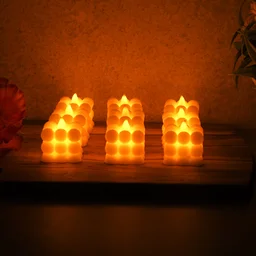 LED Bubble Candle Set – Safe Flameless Decorative Lighting