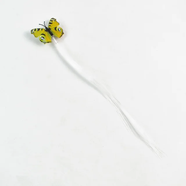 LED Butterfly Hair Braid Clip – Light-Up Party Accessory