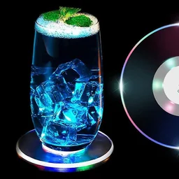 LED Coaster – Ultra-Thin, Waterproof & Non-Slip | Indo Glow