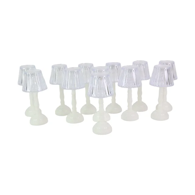 LED Crystal Table Lamps – Elegant Set of 12 Warm Lights
