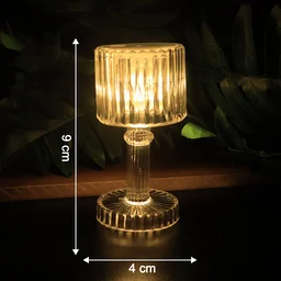 LED Crystal-Effect Table Lamps – Set of 24 Decorative Lights