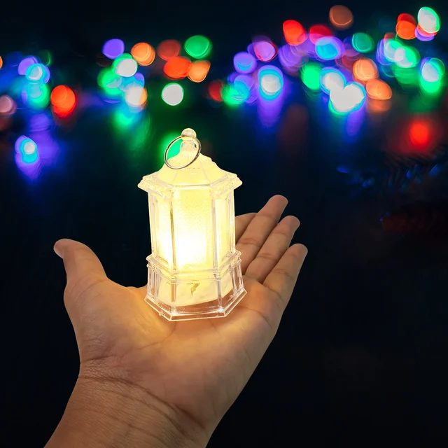LED Decorative Lantern Lights – Set of 24 Flameless Hexagonal Lamps