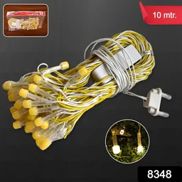 LED Decorative String Lights 10 Meter – Warm White Glow for Festivals