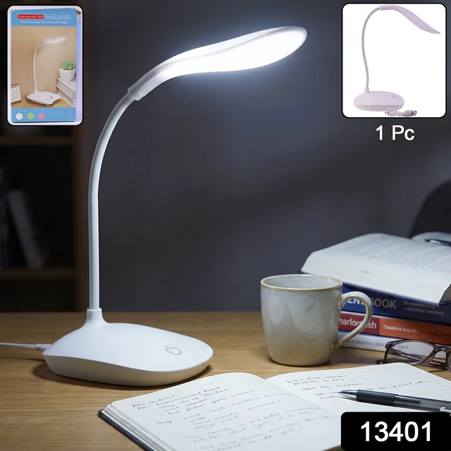 LED Desk Table Lamp Flexible Touch Dimmer Eye Care Reading Study Li...