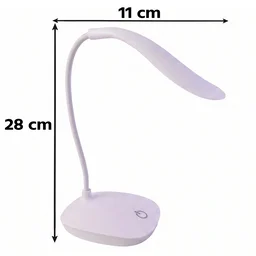 LED Desk Table Lamp Flexible Touch Dimmer Eye Care Reading Study Li...