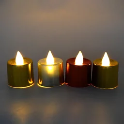 LED Diya Candles – Flameless Tea Light Set (6 Pcs) | Indo Glow
