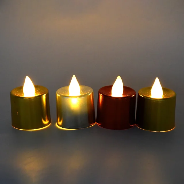 LED Diya Candles – Flameless Tea Light Set (6 Pcs) | Indo Glow