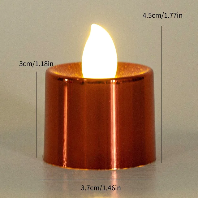 LED Diya – Smokeless Electric Candles 24 Pc Set | Styleva