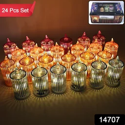 LED Flameless Candle Light Set – 24 Pc Decorative Ambiance