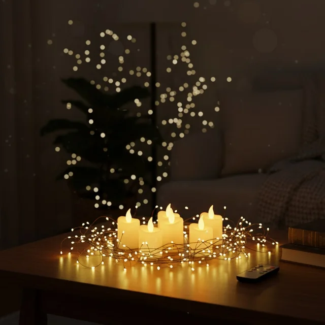 LED Flameless Candle Set – 6 Piece Warm Flickering Lights