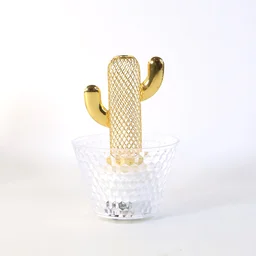 LED Flameless Decorative Candles – Cactus Design, Warm White Glow