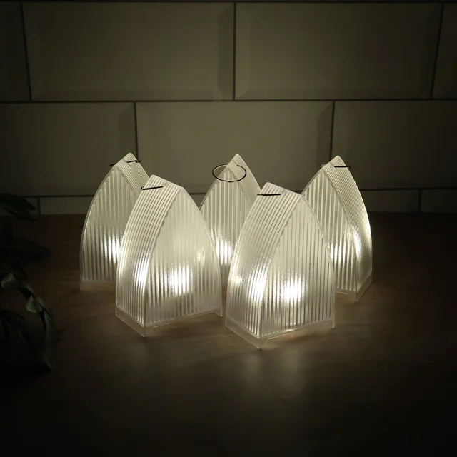 LED Flameless Lantern Lights – Safe & Elegant 5-Pc Set