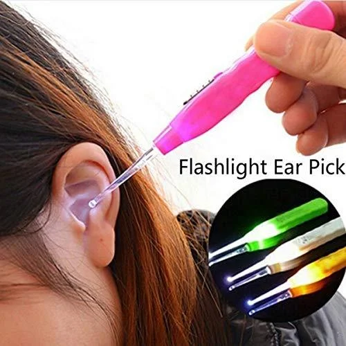 LED Flashlight Earpick – Safe & Precise Ear Cleaning Tool