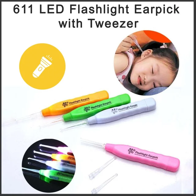 LED Flashlight Earpick – Safe & Precise Ear Cleaning Tool
