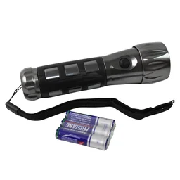 LED Hand Torch – Aluminium, Rubber Grip | Indo Glow