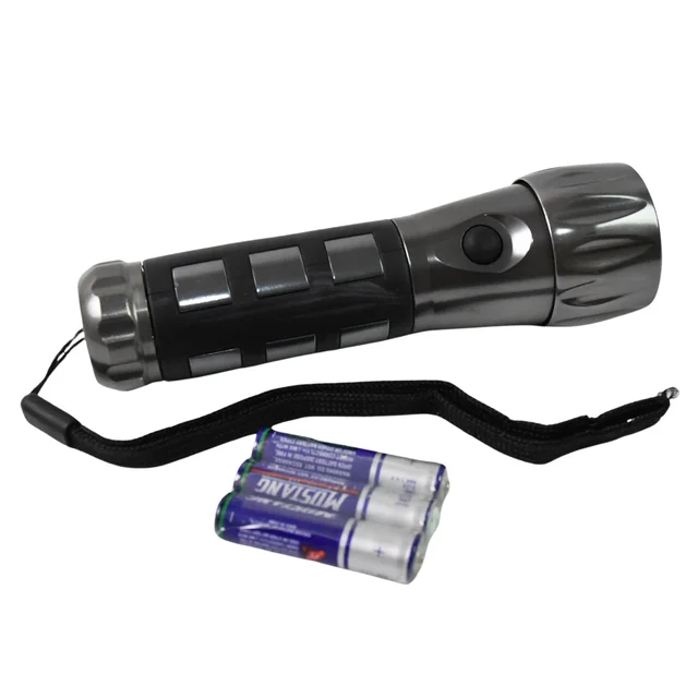 LED Hand Torch – Aluminium, Rubber Grip | Indo Glow
