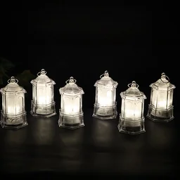 LED Hanging Lantern Decorative Flameless Candle Set – Safe Warm Glow