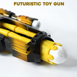 LED Laser Gun Toy – Battery Operated Space Blaster with Lights & Sound