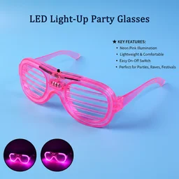 LED Light-Up Party Glasses – Bright & Comfortable Accessory